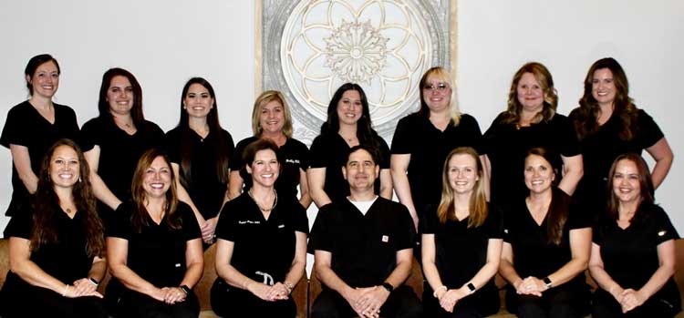 A team photo of a dental team in Richmond, TX